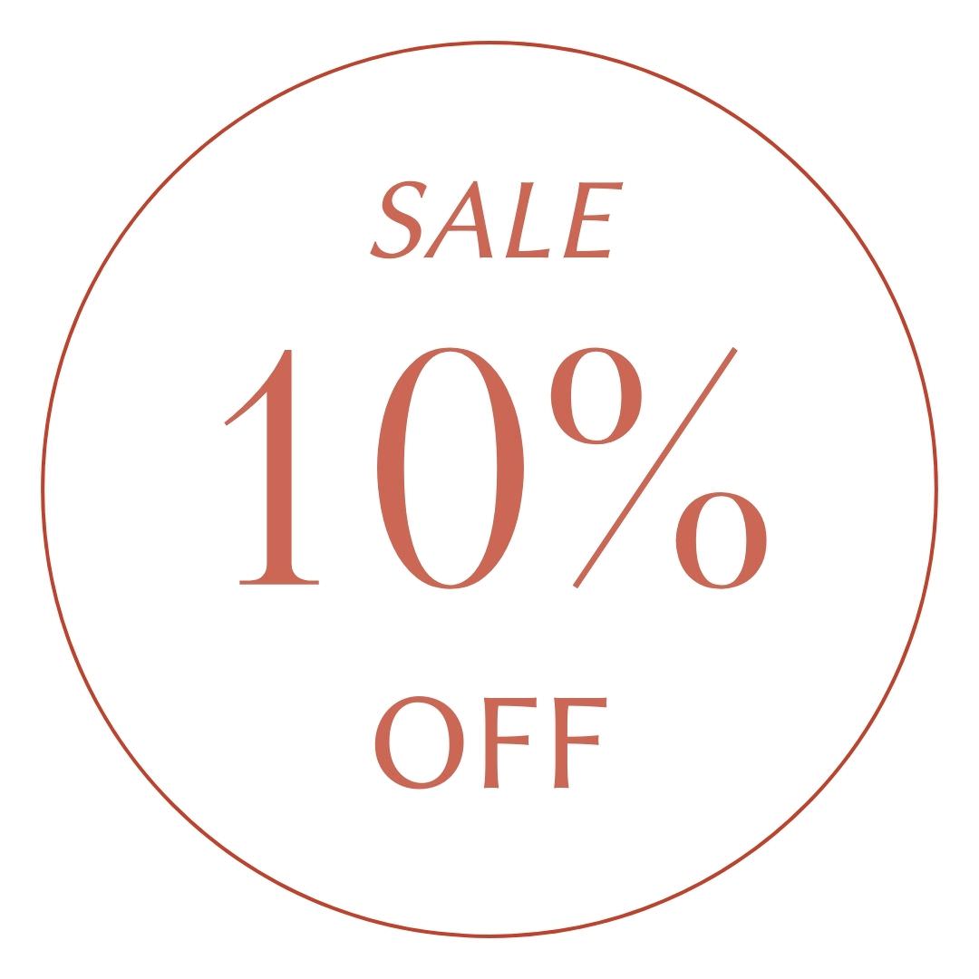 SALE 10%OFF