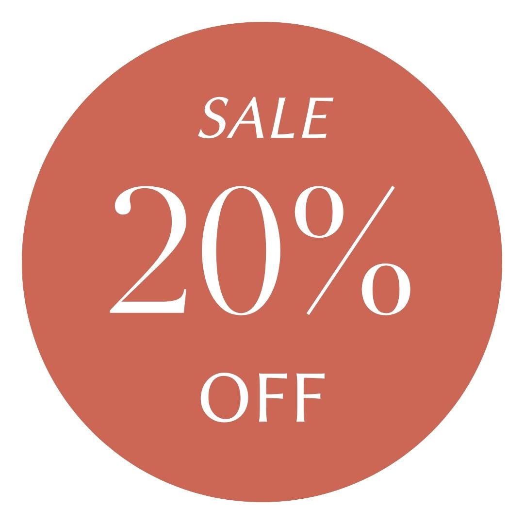 SALE 20%OFF