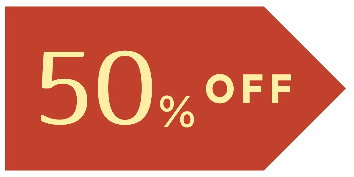 SALE 50%OFF
