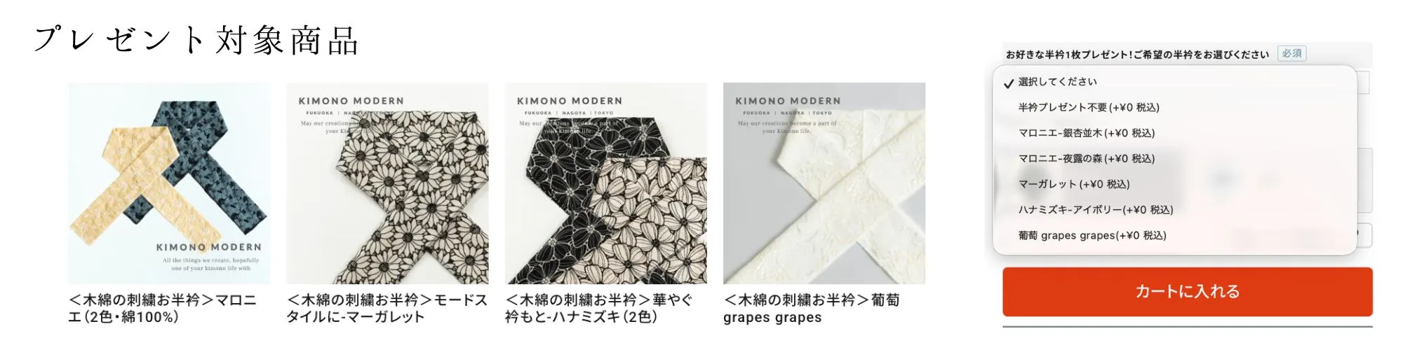 プレゼントキャンペーン詳細