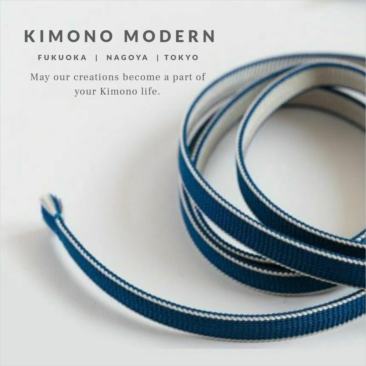 【リバーシブル帯締め】クラシカルな愉しみ-VINTAGE-ロイヤルBLUE