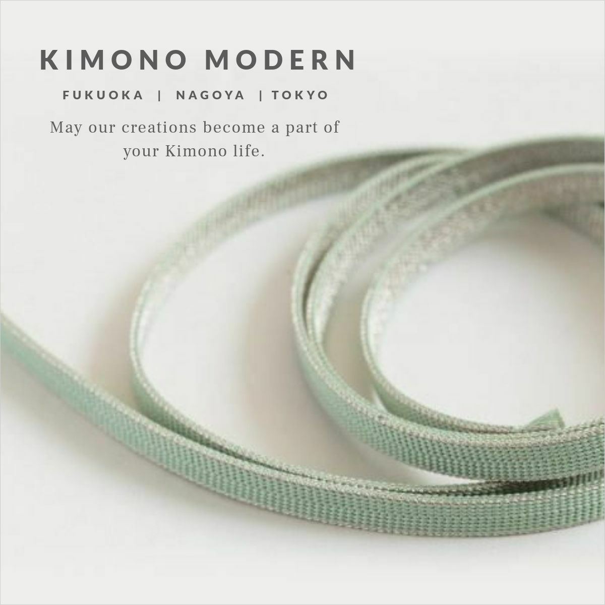 ＜リバーシブル帯締め＞お洒落でココロ踊る配色-マカロン＊ミントmint（幅1cm=3分）