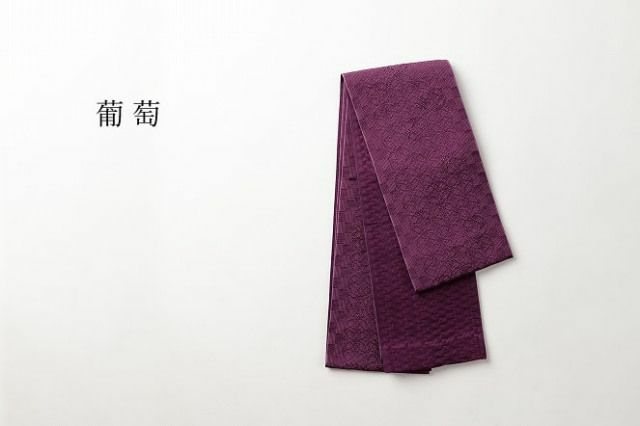 ＜半幅帯＞シンプルな無地の柔らか半幅帯-Deco（2色）