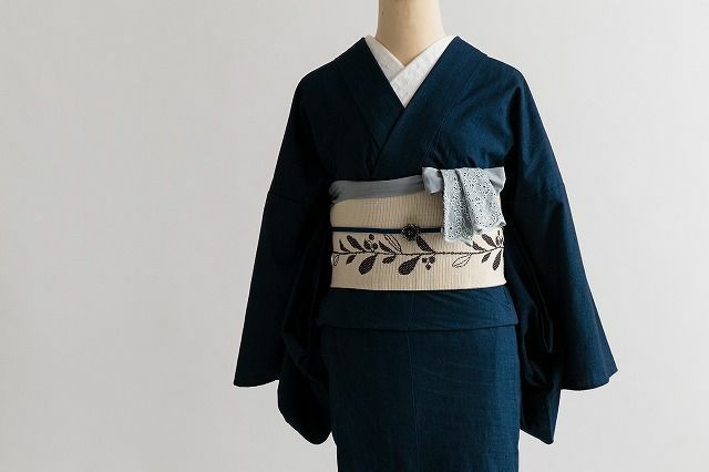 3way名古屋帯＞北欧natural（粟野商事xKIMONO MODERN ・絹100 