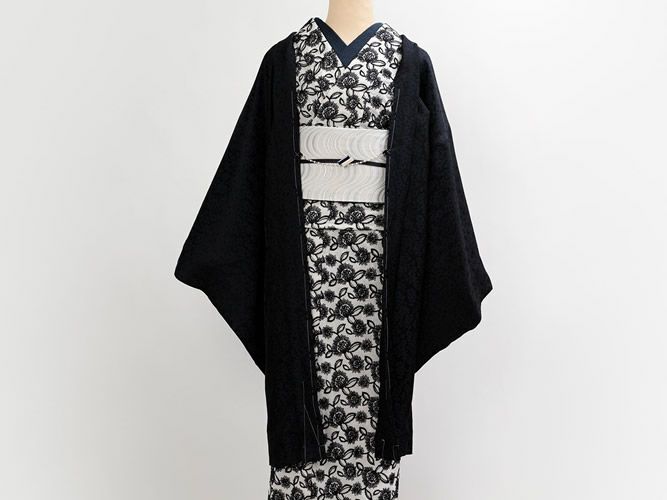 レース羽織＞透けないレースでちょっぴり格上げ-DRESSY羽織フェミニン 