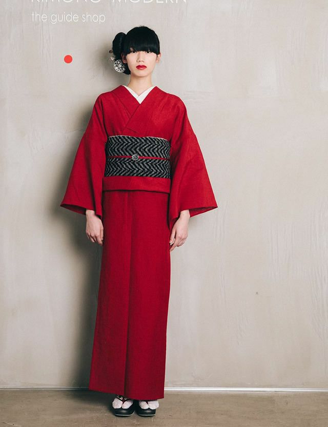 本麻　夏着物　薄物　絣 麻反物 夏着物反物 新古品 織物 絣着物 a6m7 日本製 布切れ 和裁
