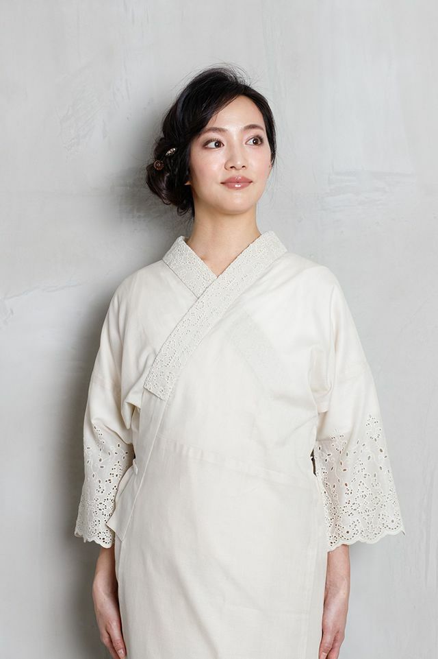 ご予約品・ワンピ襦袢＞普段着キモノにこれ一枚！Marrakech（M/L 