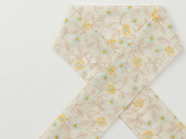 木綿の刺繍お半衿＞sun and flower | 着物や浴衣なら和モダン