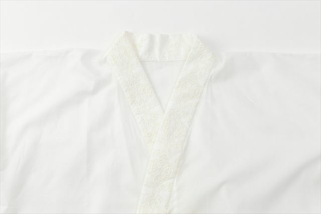 半襦袢＞スカラップレース-Marrakechナチュラル（綿100%・2色） | 着物 