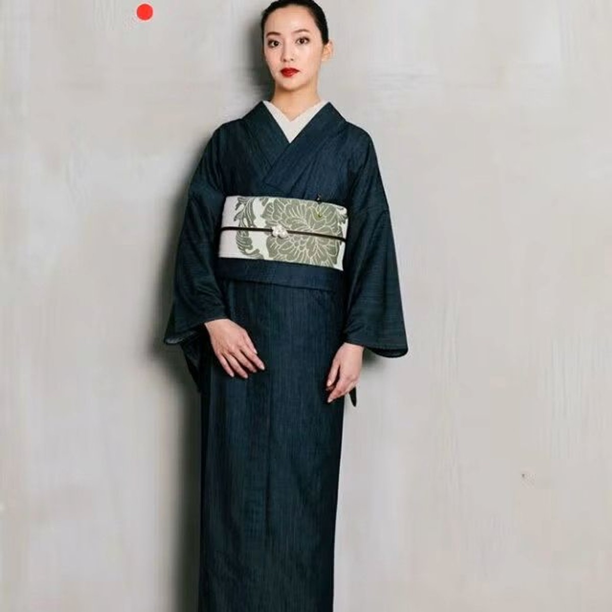 デニム着物＞上質なしなやかさーシルクデニム着物-サンクチュアリ 