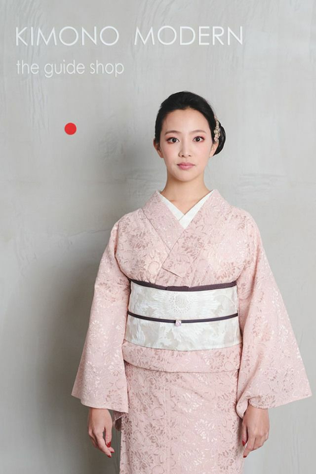 ＜レース着物＞ワンランクUPなおめかしの日にーDRESSY着物-コードレースー桃花