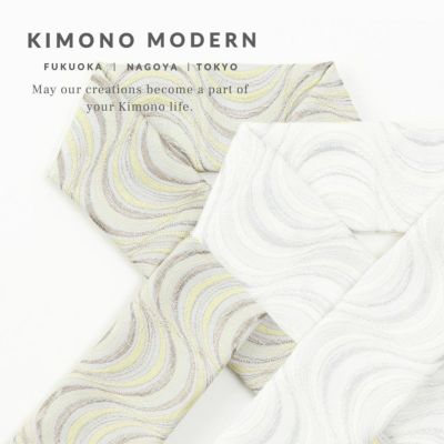 レース刺繍着物＞Arctic Glow-BLUE グレイ | 着物や浴衣なら和