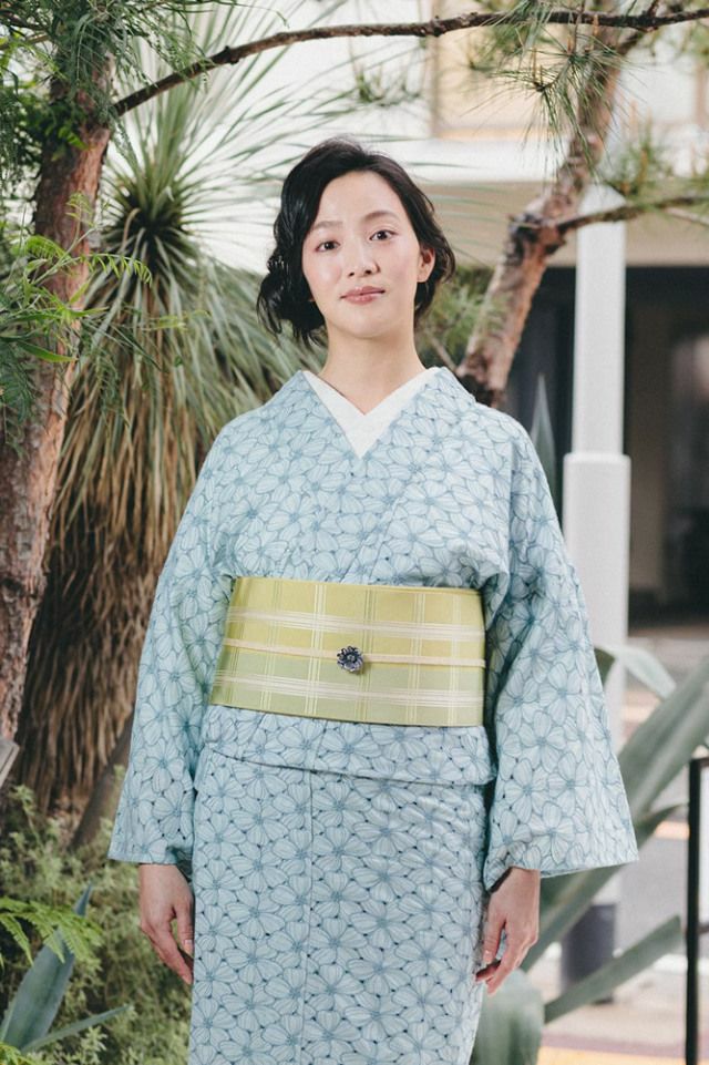 KIMONO MODERN ハナミズキ mint Mサイズ KIMONO MODERN ハナミズキ mint Mサイズ