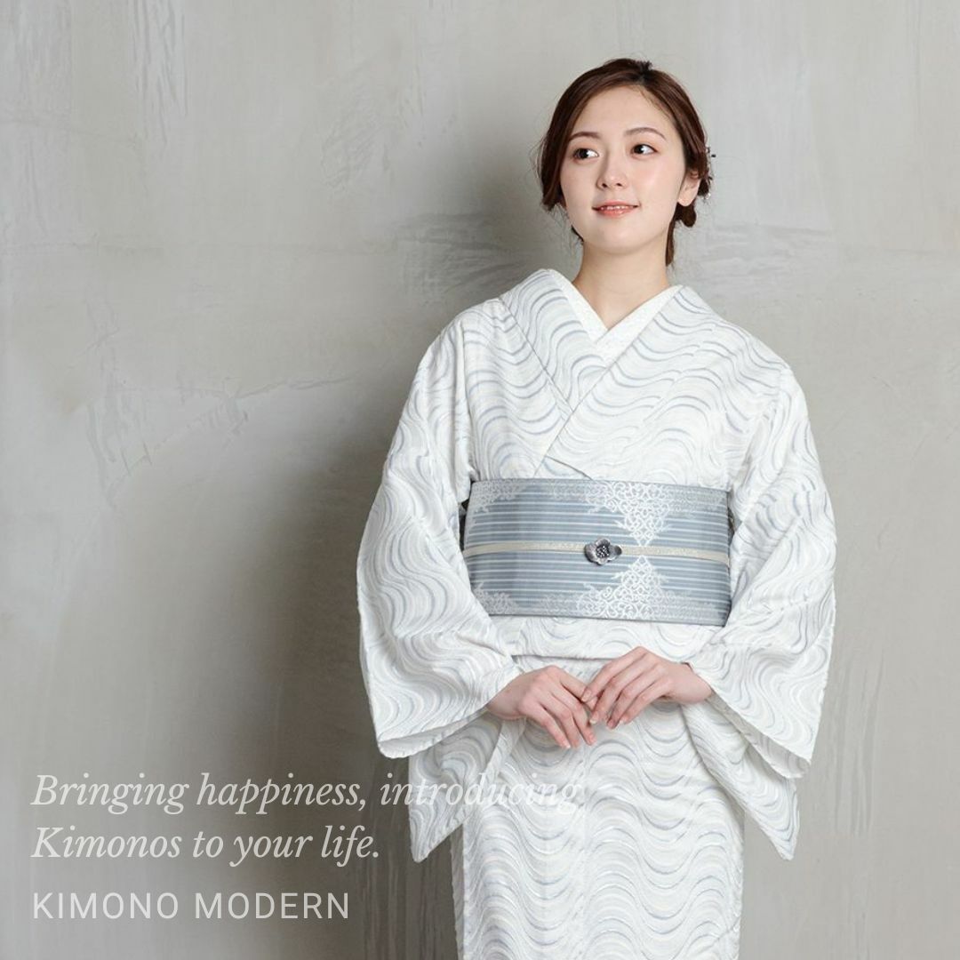 レース刺繍着物＞muistoムイスト-追憶-白雪 | 着物や浴衣なら和モダン  