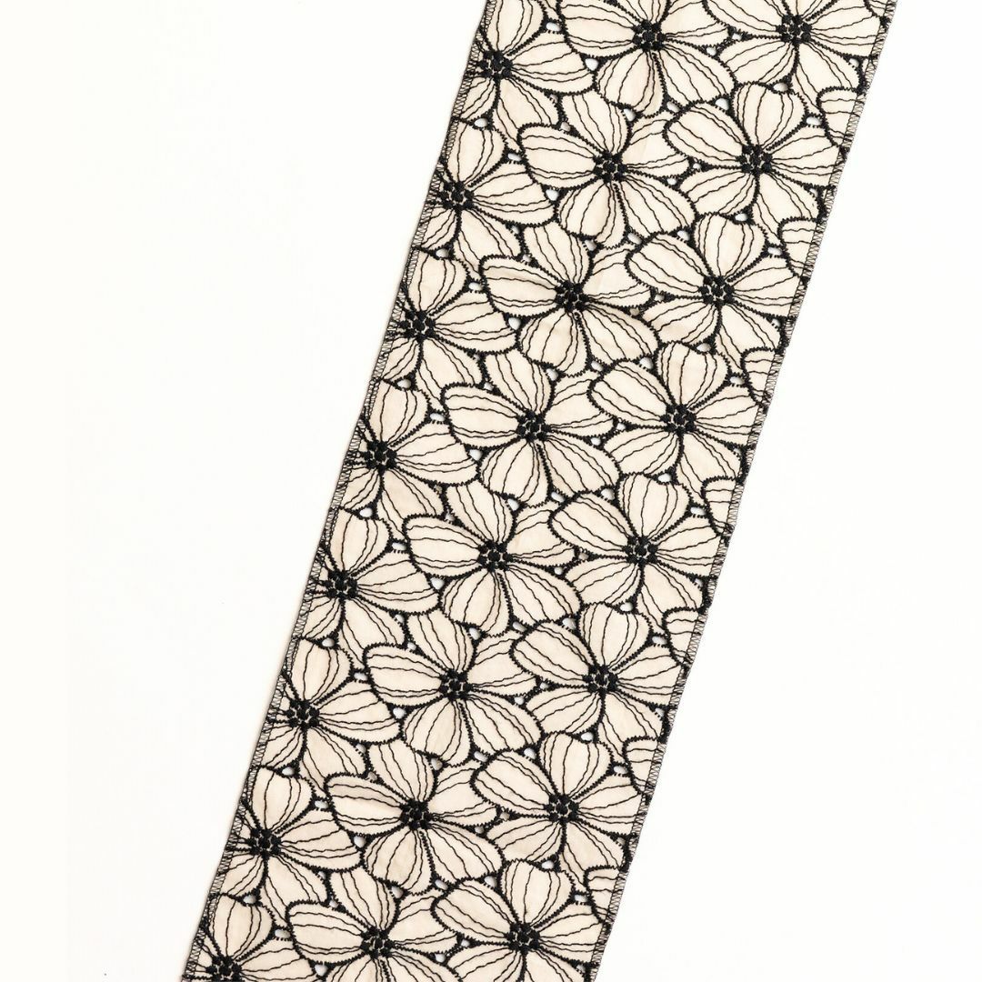 レース三連仮紐 アイボリー