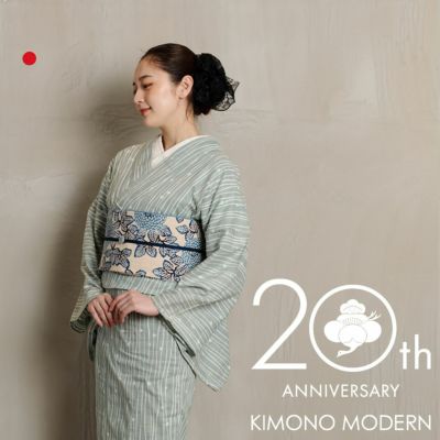 宜しくお願いいたしますポリエステル浴衣　未使用品　KIMONO MODERN