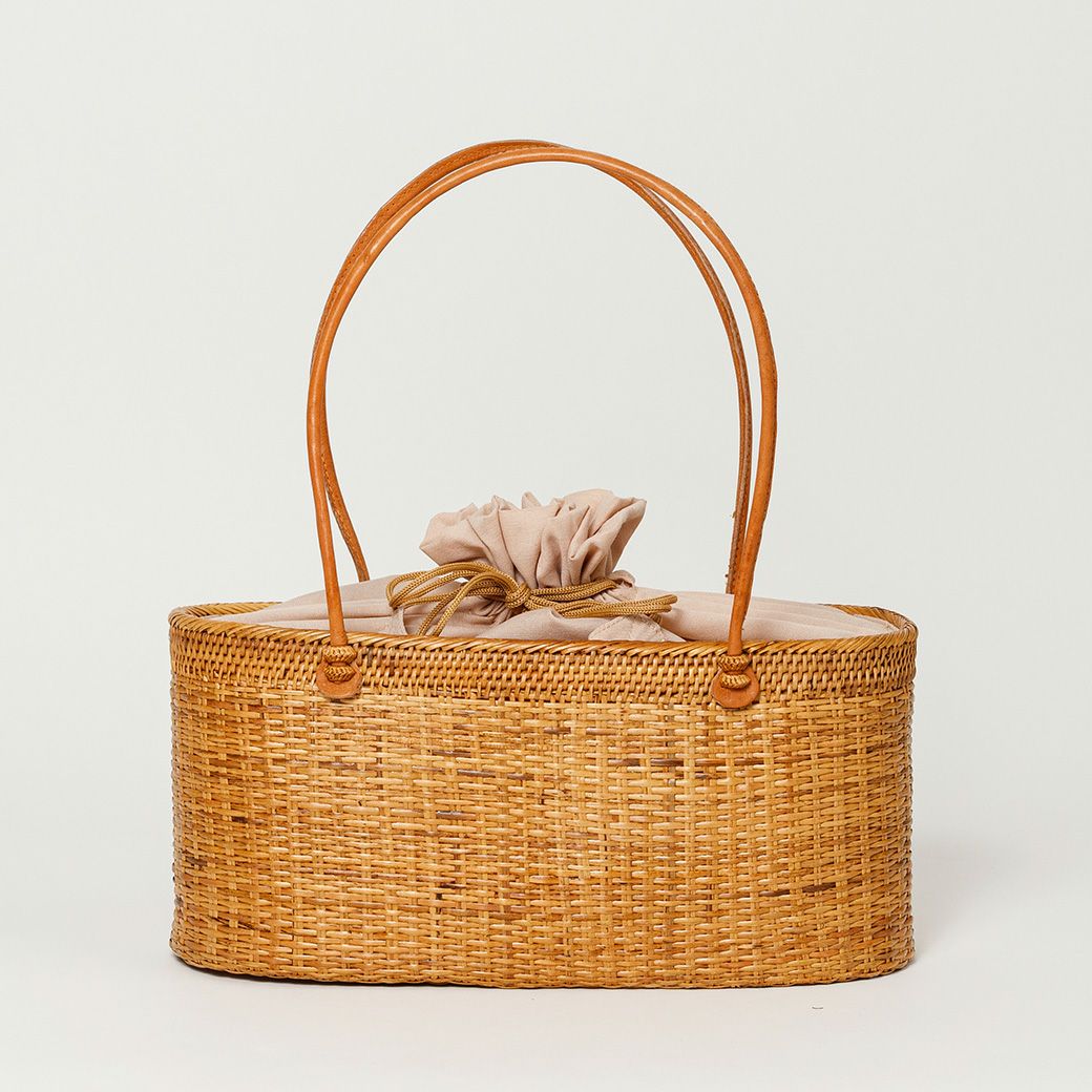 ＜アタのカゴBag＞オーバルSTYLEのPRICES bag（2色）