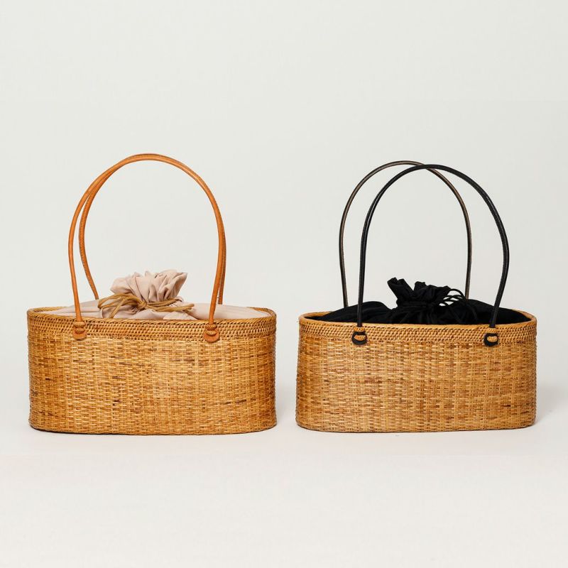 ＜アタのカゴBag＞オーバルSTYLEのPRICES bag（2色）