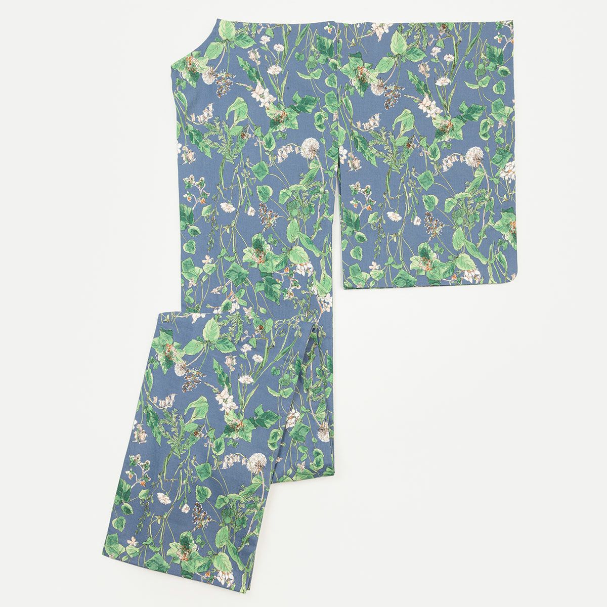 2025年初夏-限定＞綿麻キモノ ハナウタBouquet-深藍 | 着物や浴衣なら