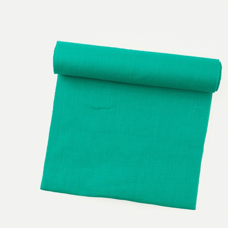 夏の麻キモノ＞近江縮 -sapphire GREEN（別送品) | 着物や浴衣