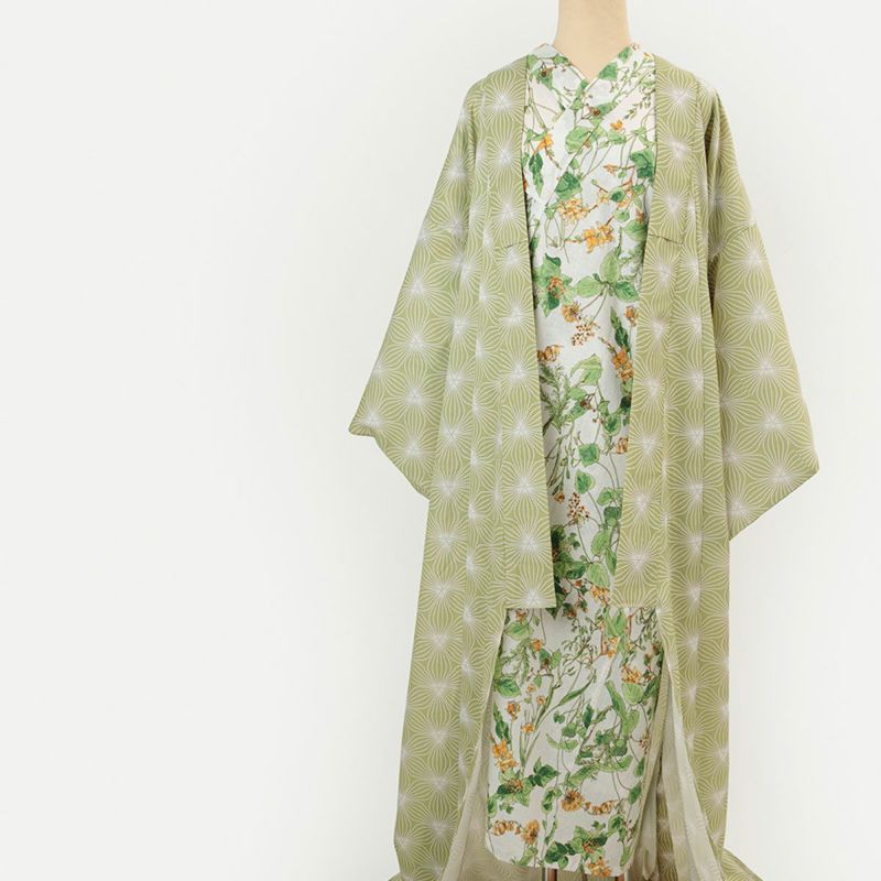 ワンピ襦袢＞筒袖襦袢でキモノ下着はこれ1枚！ハナウタBouquet