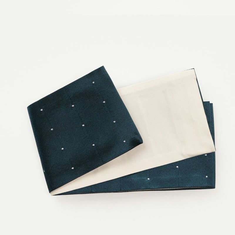 リバーシブル半幅帯＞muji-キラリ（2色） | 着物や浴衣なら和