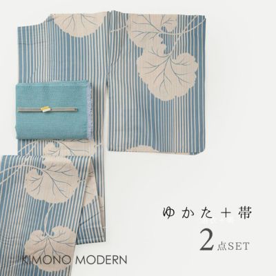 大人の兵児帯＞MODERN GIRL-芍薬（リバーシブル・綿100