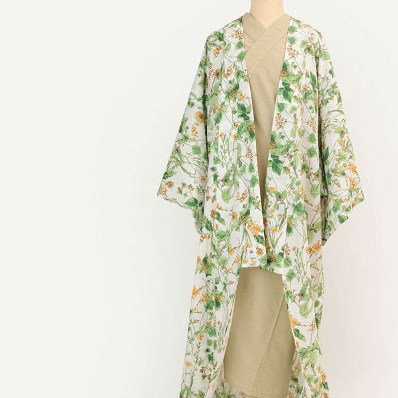 ご予約品・2025年夏号 七緒掲載品＞ワンピ襦袢-廃棄野菜で染め