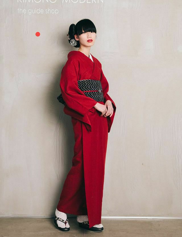 久留米絣！美品＊木綿＊秋名バラ柄＊シックな赤＊羽織付き＊アンサンブル＊１５８ｃｍ 希少】本場久留米絣(秋名バラ絣) 卸売 通販