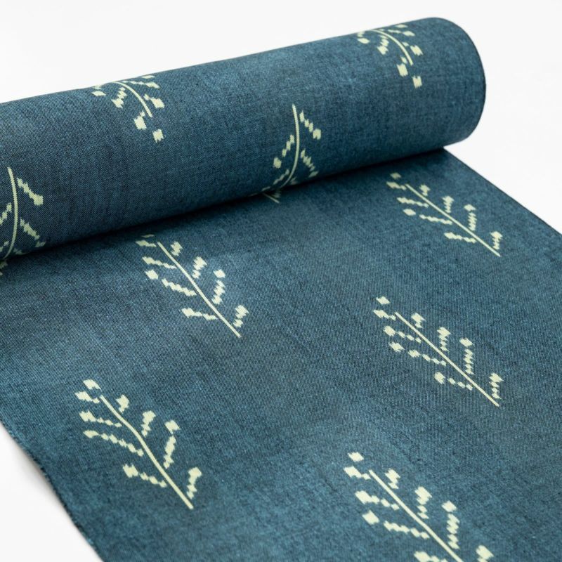 MODERN割 | 久留米絣＞現代的な色柄、昔ながらの伝統-北欧（グリーン